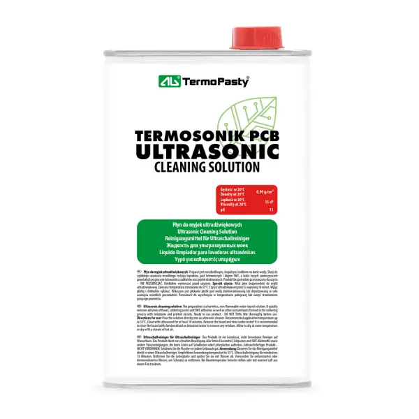 Lichid Curatare Ultrasunete AG Termopasty pentru placa PCB, 1l ART.AGT-200
