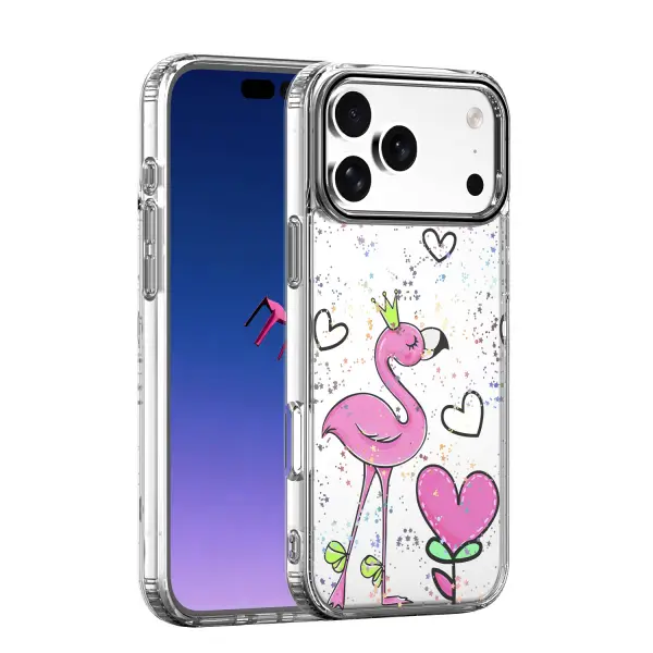 Husa pentru Apple iPhone 17 Pro, OEM, Ultra Trendy Love 2, Multicolor