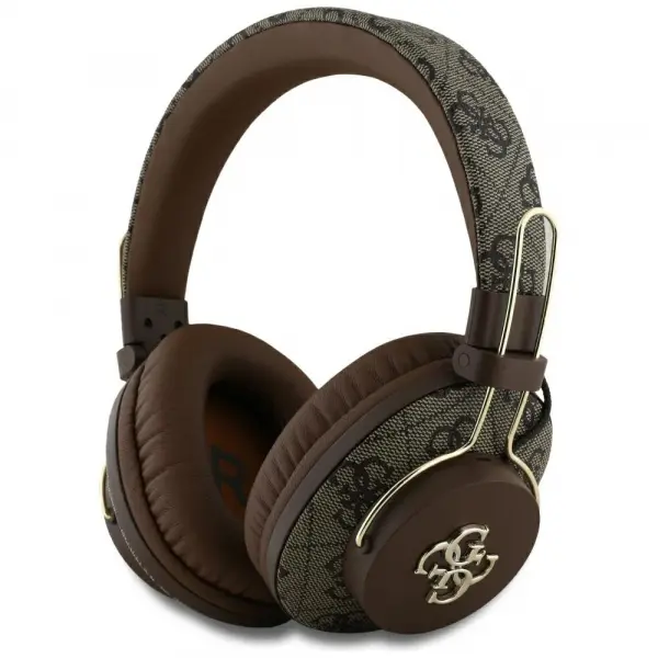 Handsfree Bluetooth Guess 4G Metal Logo, A2DP, Maro