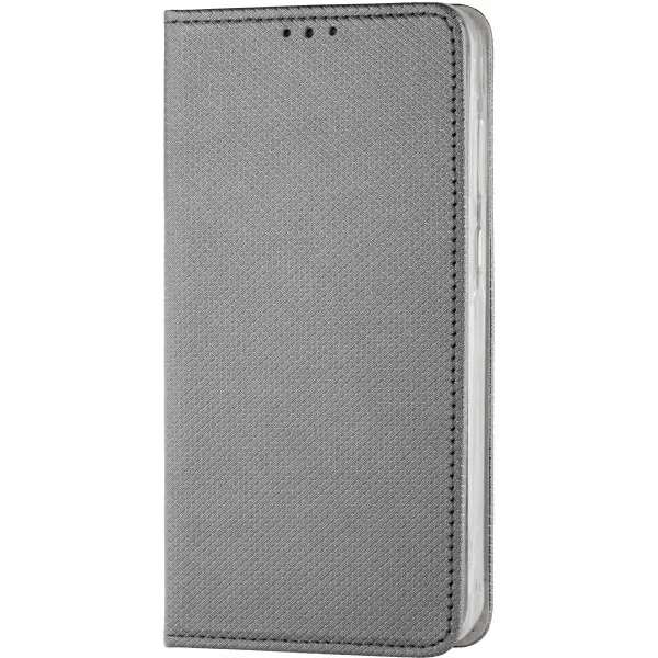 Husa pentru Samsung Galaxy J3 (2017) J330, OEM, Smart Magnet, Gri