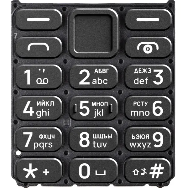 Tastatura Chirilica HMD 110 / Nokia 110 4G (2024), Neagra, Service Pack SP20Z14Z1467S