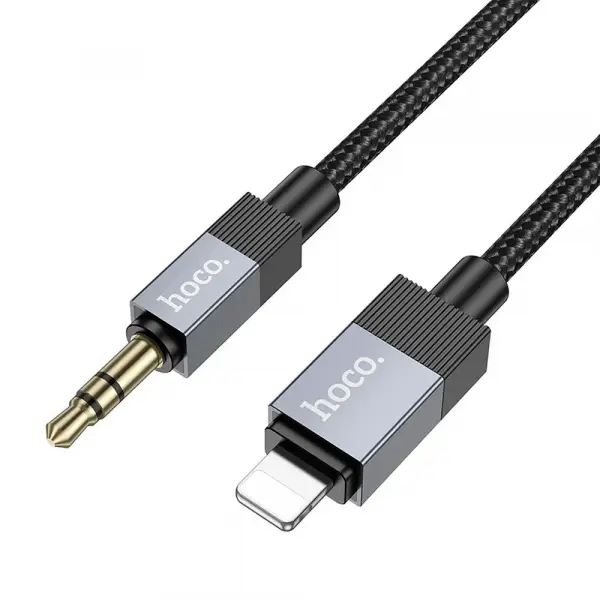 Cablu Audio Lightning - 3.5mm HOCO UPA32A, 1m, Negru