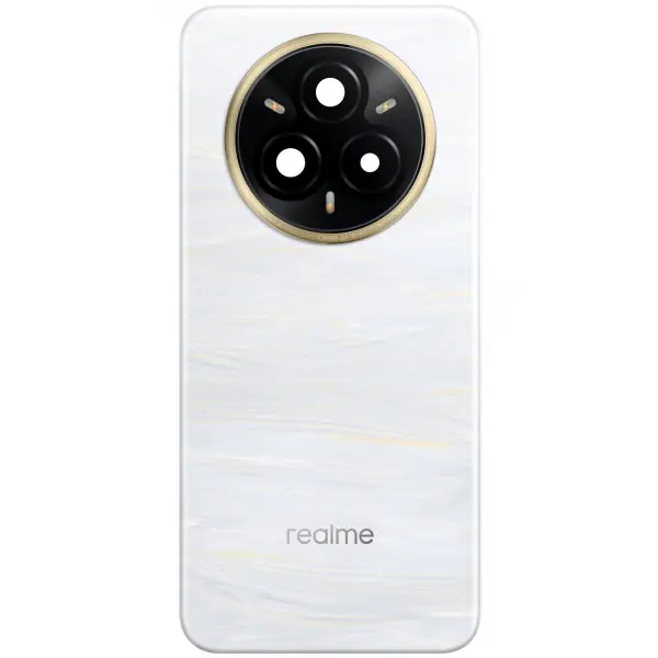 Capac Baterie Realme 14 Pro+, Alb (Pearl White), Service Pack 621033000452