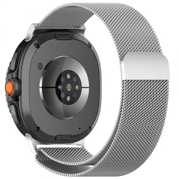 Curea Techsuit W009 pentru Samsung Galaxy Watch8 / Watch8 Classic Series, Argintie