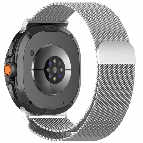 Curea Techsuit W009 pentru Samsung Galaxy Watch8 / Watch8 Classic Series, Argintie