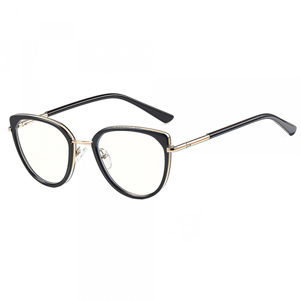 Ochelari De Calculator Dama Techsuit 82290, Anti-Blue Light, Negri Aurii