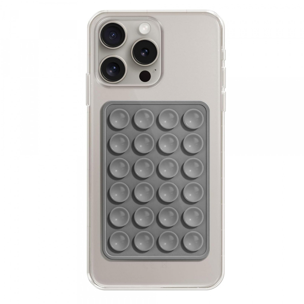 Suport cu Ventuze Techsuit ST-PAD, Gri