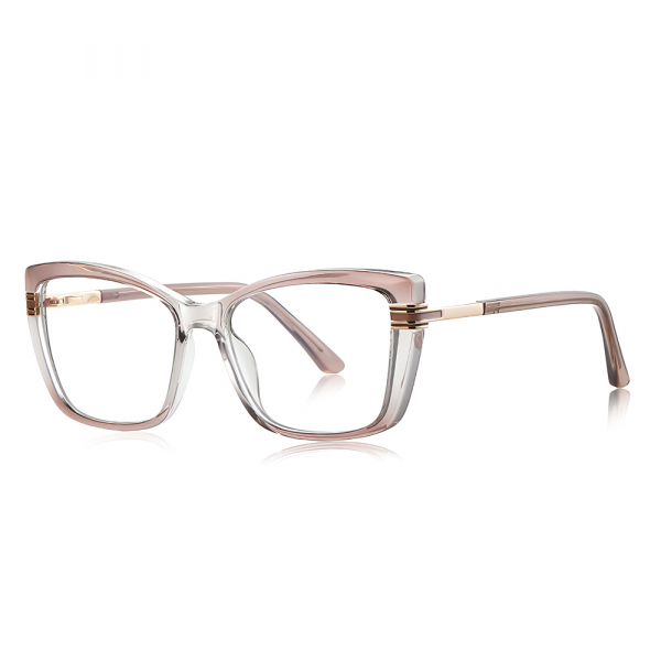 Ochelari De Calculator Dama Techsuit 2273, Anti-Blue Light, Maro Deschis
