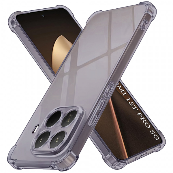 Husa pentru Xiaomi 15T Pro, Techsuit, Shockproof Clear, Fumurie