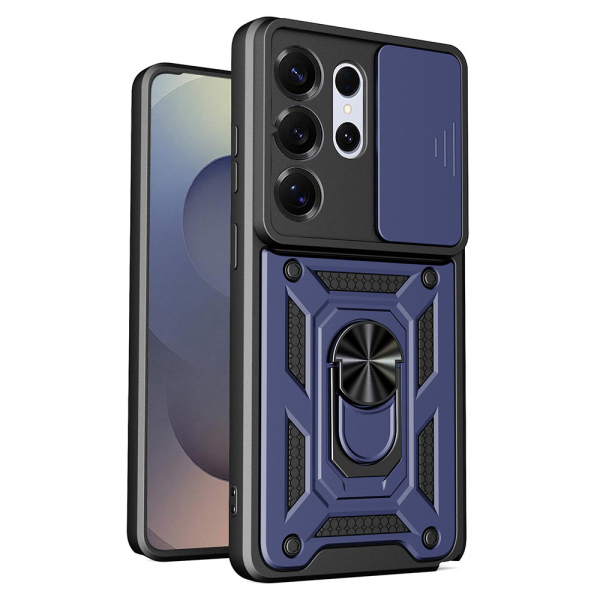 Husa pentru Samsung Galaxy S26 Ultra S948, Techsuit, CamShield, Albastra