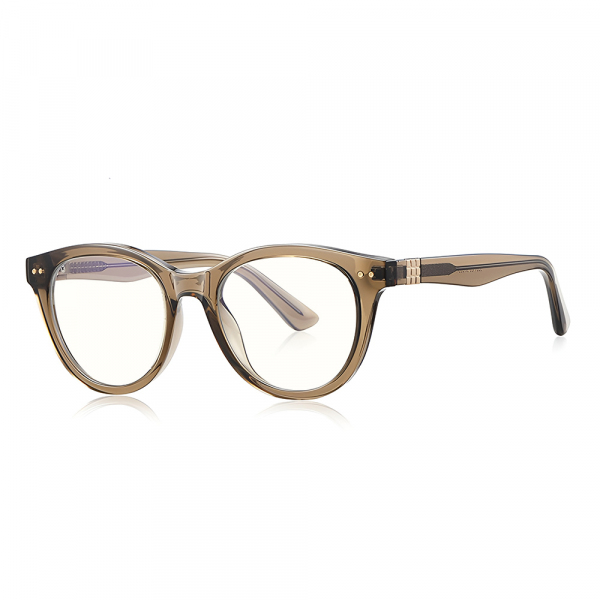 Ochelari De Calculator Barbati Techsuit 2231, Anti-Blue Light, Maro Deschis