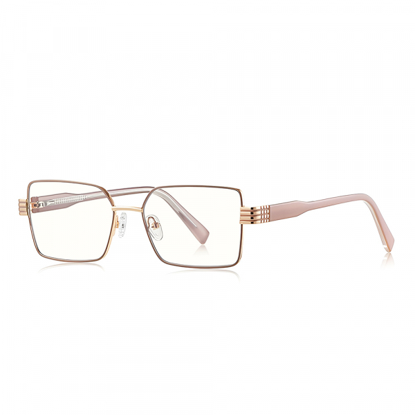 Ochelari De Calculator Dama Techsuit 3160, Anti-Blue Light, Roz Aurii
