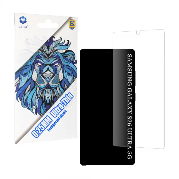 Folie de protectie Ecran Lito Classic Ultra Thin pentru Samsung Galaxy S26 Ultra S948, Sticla Securizata, Full Glue, 2.5D
