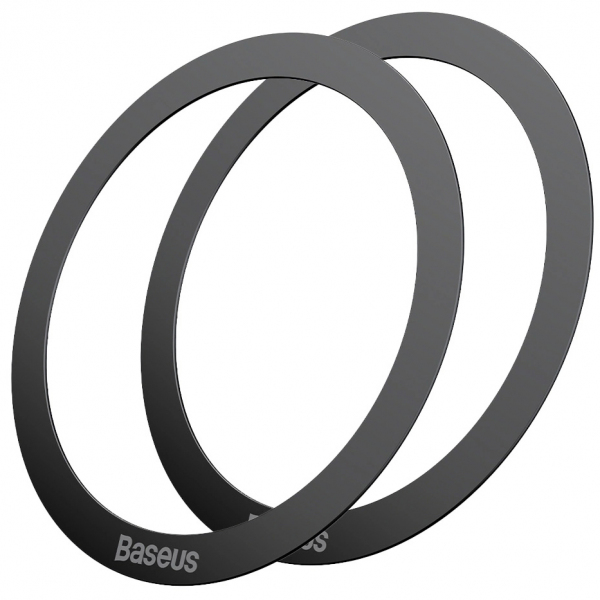 Sticker Metalic Baseus Halo, Set 2 bucati, Negru PCCH000001