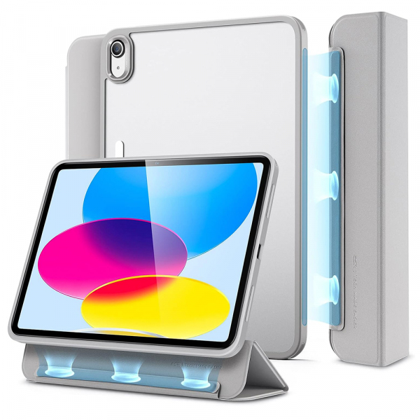 Husa pentru Apple iPad (2025) / (2022), ESR, Ascend Hybrid, Gri