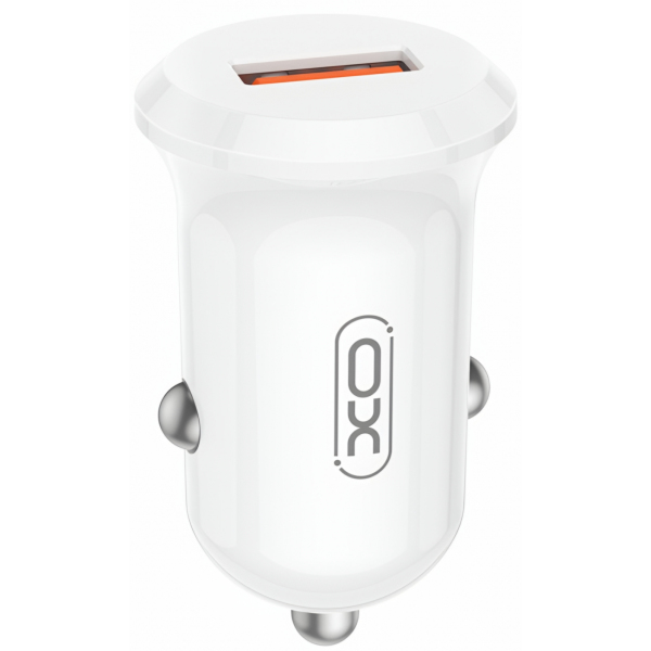 Incarcator Auto XO Design CC68, 18W, 3A, 1 x USB-A, Alb