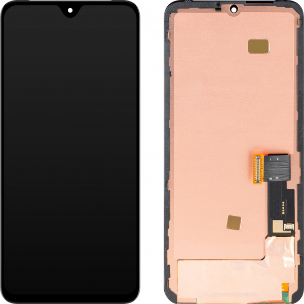 Display cu Touchscreen MP compatibil cu Google Pixel 8, cu Rama, Versiune OLED, Negru
