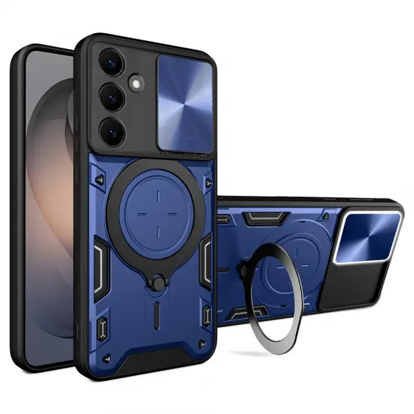 Husa pentru Samsung Galaxy S26 S942, Techsuit, CamGuard Pro, Albastra