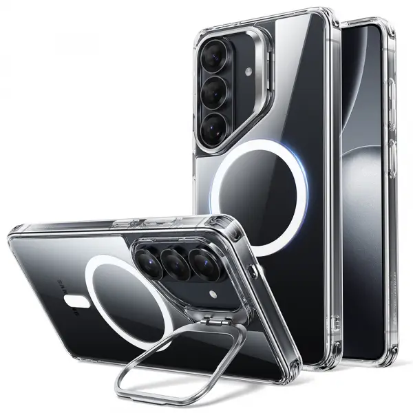 Husa MagSafe pentru Samsung Galaxy S26 Plus S947, ESR, Classic Hybrid Kickstand, Transparenta