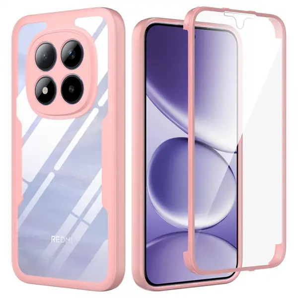 Husa pentru Xiaomi Poco M8 Pro / Redmi Note 15 Pro+ 5G, Techsuit, ColorVerse 360, Roz