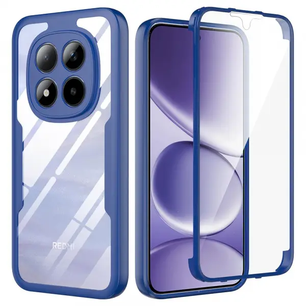 Husa pentru Xiaomi Poco M8 Pro / Redmi Note 15 Pro+ 5G, Techsuit, ColorVerse 360, Albastra