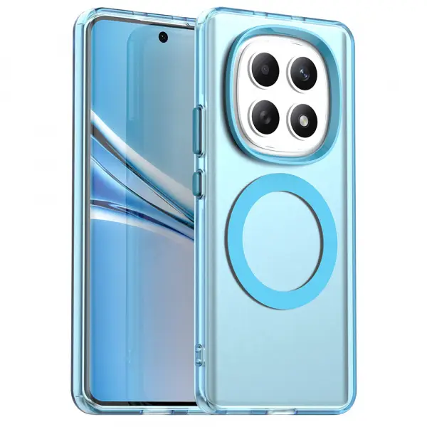 Husa MagSafe pentru Xiaomi Poco M8 / Redmi Note 15 5G / Note 15 4G, Techsuit, CandyCase, Albastra
