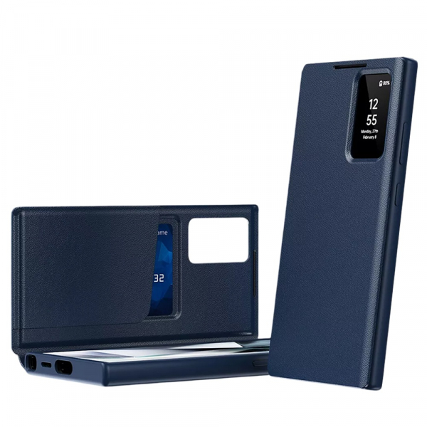 Husa pentru Samsung Galaxy S26 Ultra S948, Techsuit, SmartView, Albastra