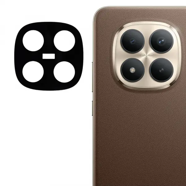 Folie de protectie Camera Spate Techsuit pentru Xiaomi Poco M8 Pro / Redmi Note 15 Pro+ 5G, Sticla Securizata, Neagra