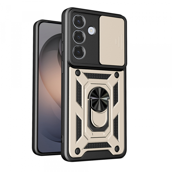 Husa pentru Samsung Galaxy S26 S942, Techsuit, CamShield, Aurie