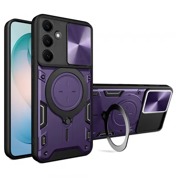 Husa pentru Samsung Galaxy S26 Plus S947, Techsuit, CamGuard Pro, Mov