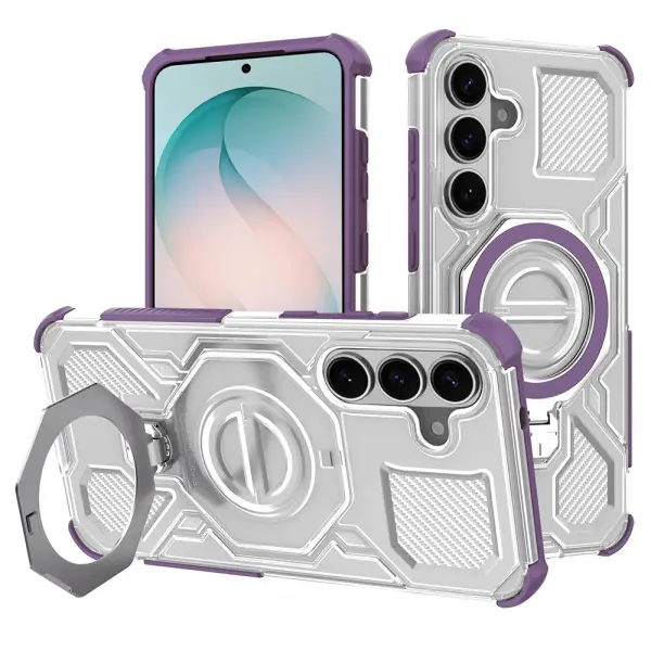 Husa pentru Samsung Galaxy S26 Plus S947, Techsuit, Carbon Shield Pro, Mov