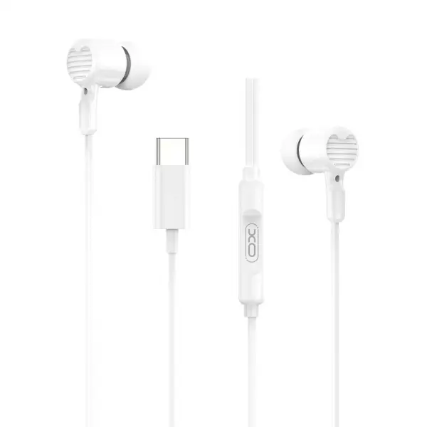 Handsfree USB-C XO Design EP81, Alb