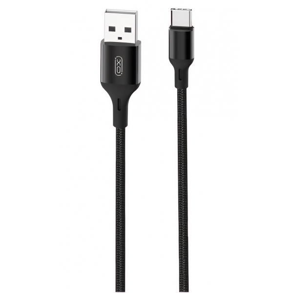 Cablu Date si Incarcare USB-A - USB-C XO Design NB143, 18W, 2m, Negru
