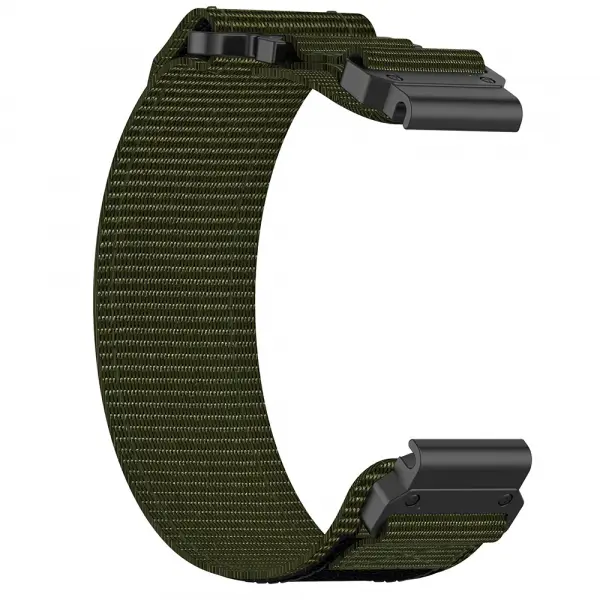 Curea Techsuit W057 pentru Garmin Watch Fenix / Forerunner Series, 22mm, Verde