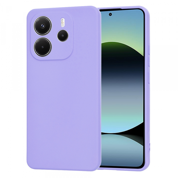 Husa pentru Xiaomi Redmi Note 14 4G (Standard), Techsuit, SoftFlex, Mov Deschis