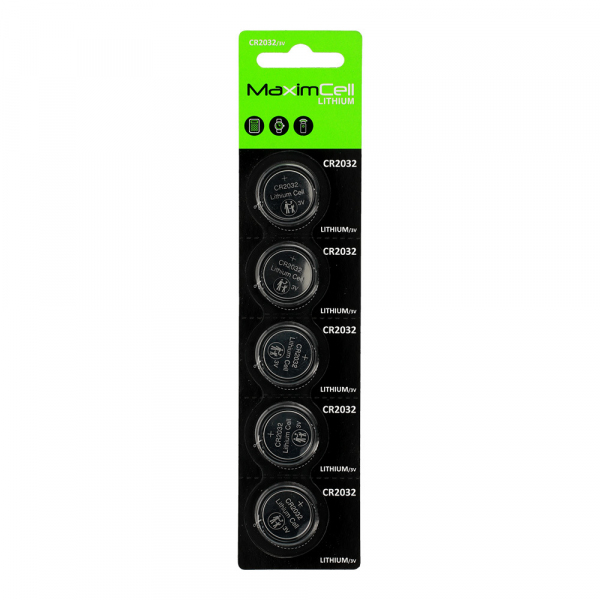 Baterie MaximCell, CR2032, Set 5 bucati