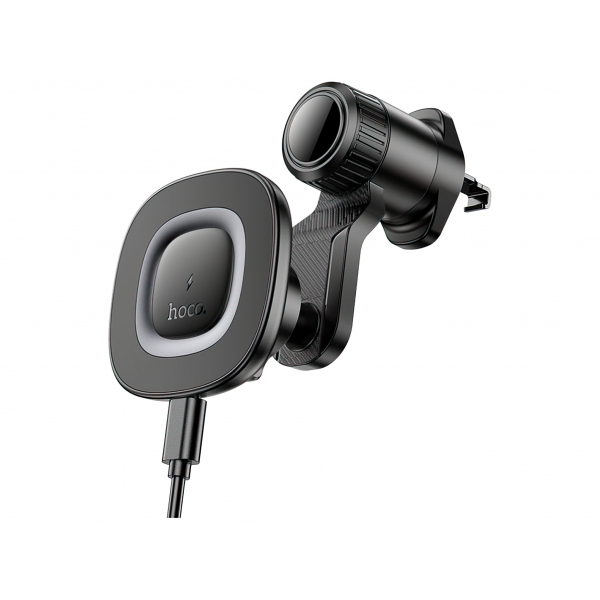 Incarcator Auto Wireless HOCO HW30, 15W, 1.67A, Negru