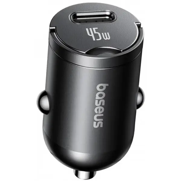 Incarcator Auto Cu Cablu USB-C Baseus PrimeTrip VP2, 45W, 3A, 1 x USB-C, Negru C0206800