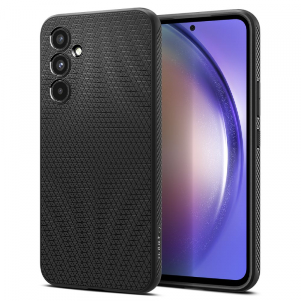 Husa pentru Samsung Galaxy A54 A546, Spigen, Liquid Air, Neagra ACS05885