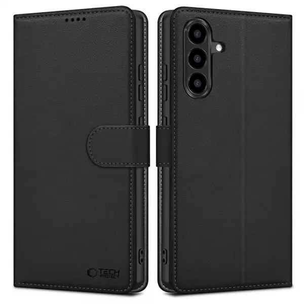 Husa pentru Samsung Galaxy A37 5G / A56 A566 / A36 A366, Tech-Protect, Wallet, Neagra