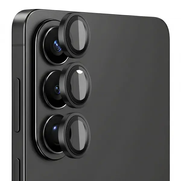 Folie de protectie Camera Spate Blueo pentru Samsung Galaxy S26 Plus S947 / S26, Sticla Securizata, Neagra