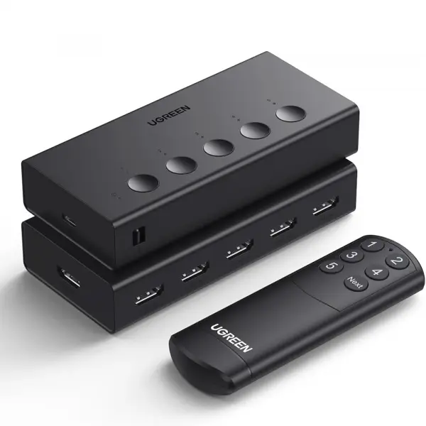 Switch Video HDMI UGREEN CM568 (90512), Negru
