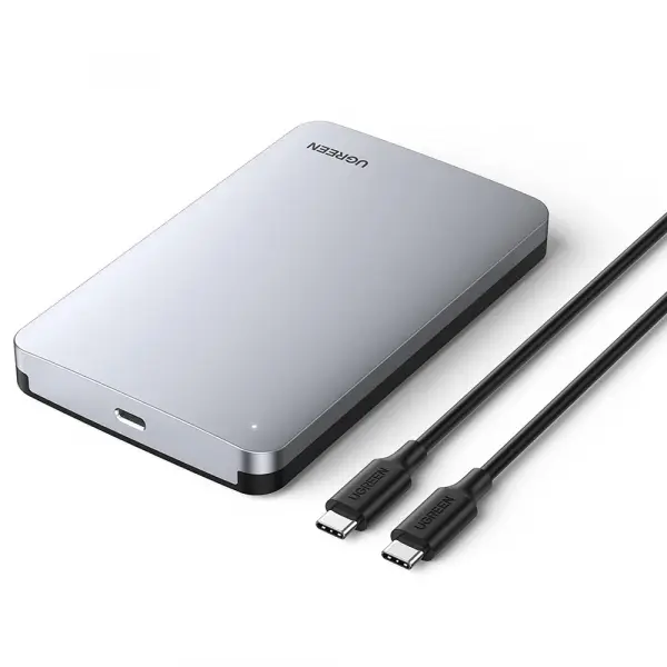 Rack UGREEN CM300 (70499) pentru HDD / SSD SATA 2.5inch, USB-C, Gri