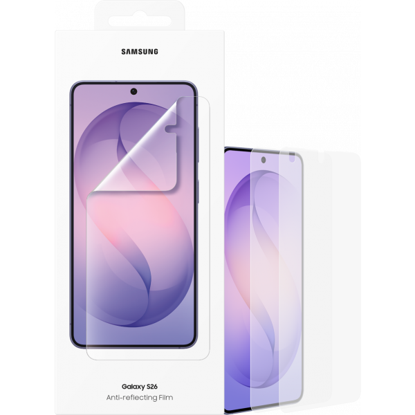 Folie de protectie Ecran Anti-reflecting pentru Samsung Galaxy S26 S942, Plastic, Set 2 bucati EF-US942CTEGWW