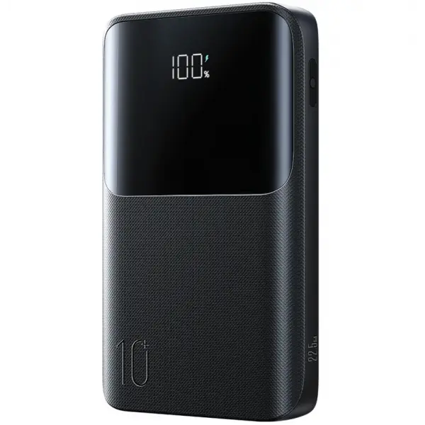 Baterie Externa Joyroom JR-QP191, 10000mAh, 22.5W, QC + PD, 1 x USB-A - 2 x USB-C, Neagra