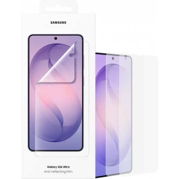 Folie de protectie Ecran Anti-reflecting pentru Samsung Galaxy S26 Ultra S948, Plastic, Set 2 bucati EF-US948CTEGWW