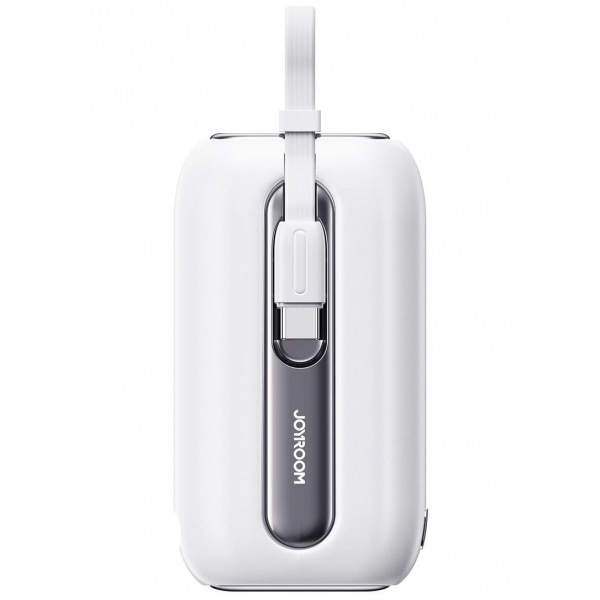 Baterie Externa Joyroom Colorful Series JR-L012, 10000mAh, 22.5W, QC + PD, 1 x Lightning - 2 x USB-C, Alba