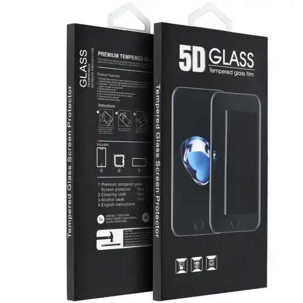 Folie de protectie Ecran OEM pentru Samsung Galaxy A27 5G, Sticla Securizata, Full Glue, 5D, Neagra