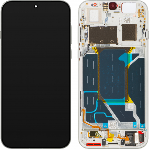 Display cu Touchscreen Oppo Find X9 Pro, cu Rama, Alb (Silk White), Service Pack 621029000721