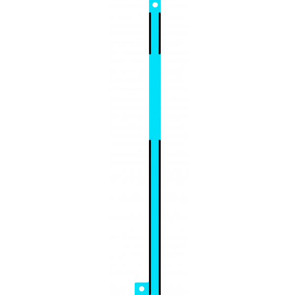 Adeziv Display Huawei Mate X7, Tip 15, Sub Inner, Service Pack 51630NAR